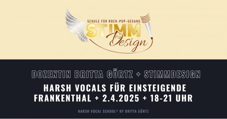 Frankenthal: Metal Up Your Voice I – Harsh Vocals for Beginners . 02.04.2025
