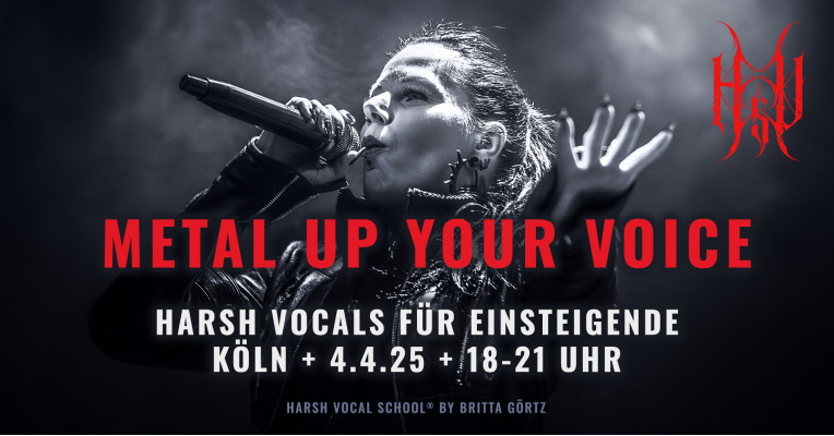 Cologne: Metal Up Your Voice I – Harsh Vocals for Beginners . April 4, 2025