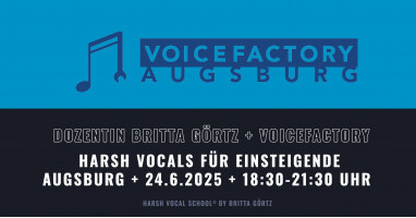 Augsburg: Metal Up Your Voice I – Harsh Vocals für Einsteigende . 24.06.2025