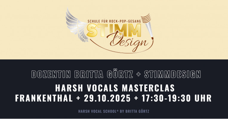 Frankenthal: Metal Up Your Voice – Harsh Vocals Masterclass . 29.10.2025