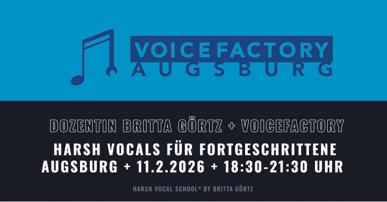 Augsburg: Metal Up Your Voice II – Harsh Vocals für Fortgeschrittene . 11.02.2026